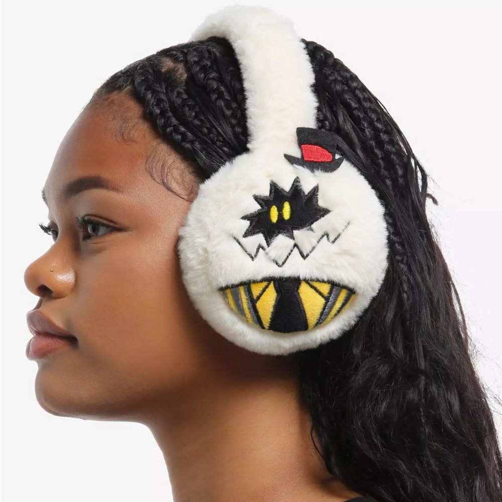 Hazbin Hotel Egg Boiz Fuzzy Earmuffs Hot Topic